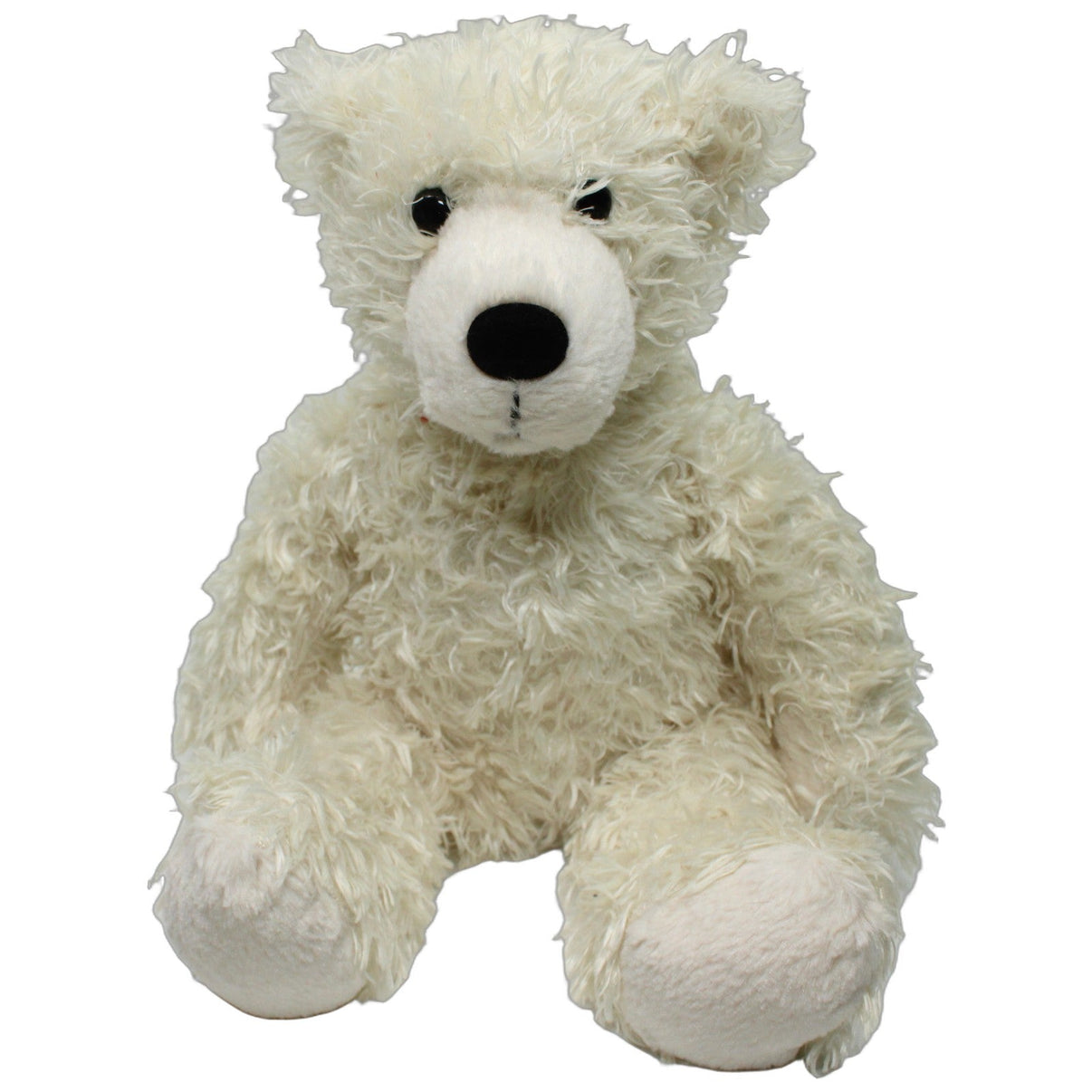 123000027061 mt XL Zottel-Eisbär, sitzend Kuscheltier Kumpel Leo 42cm ebay-stofftiere Eisbär