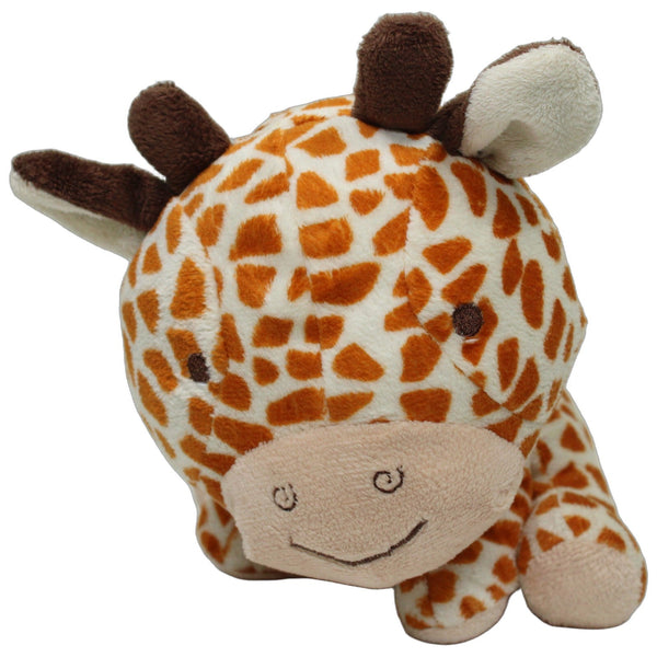 Süße Giraffe mit großem Kopf, sitzend