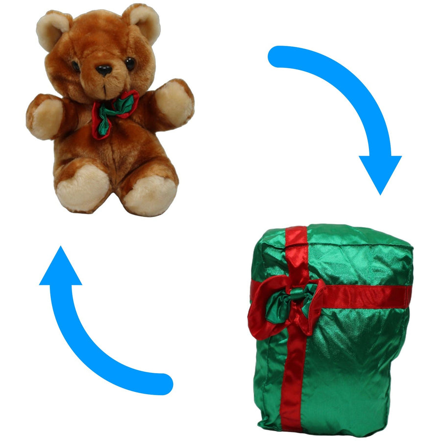 Wendetier, Teddybär & grünes Geschenk