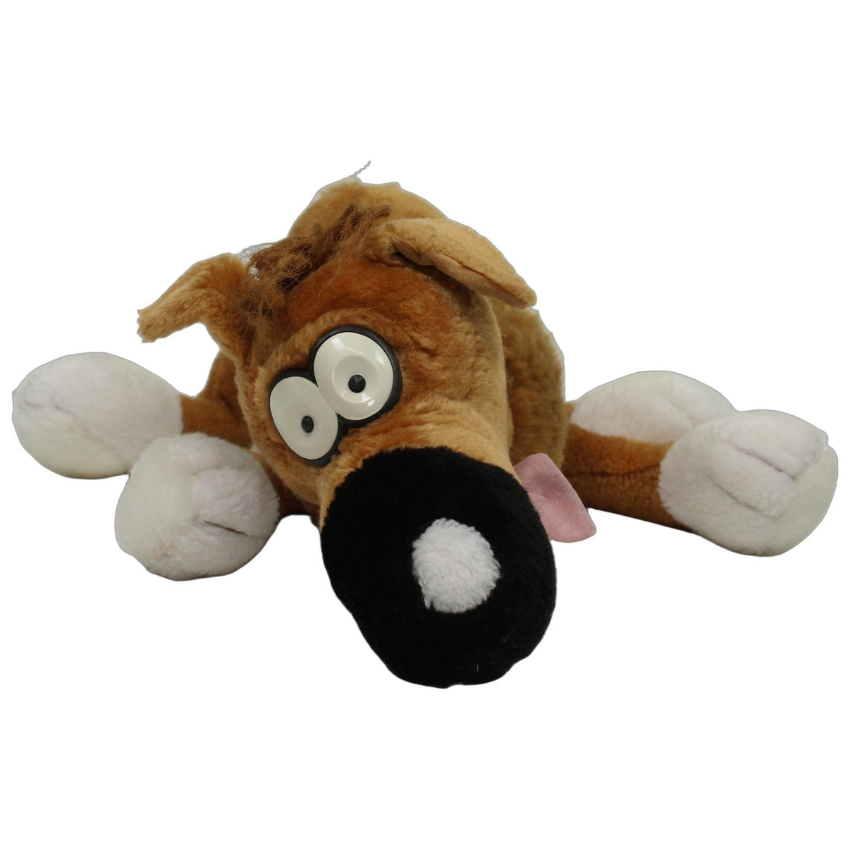 123000027110 NOUNOURS XL Rantanplan aus Lucky Luke (ohne Halsband & Stern) Kuscheltier Kumpel Leo 1995 45cm _Vintage_