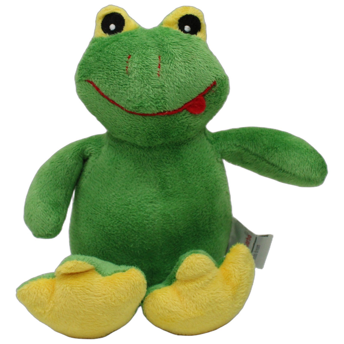 123000027125 biederlack borbo Süßer Frosch mit gelben Füßen Kuscheltier Kumpel Leo 28cm ebay-stofftiere Frosch