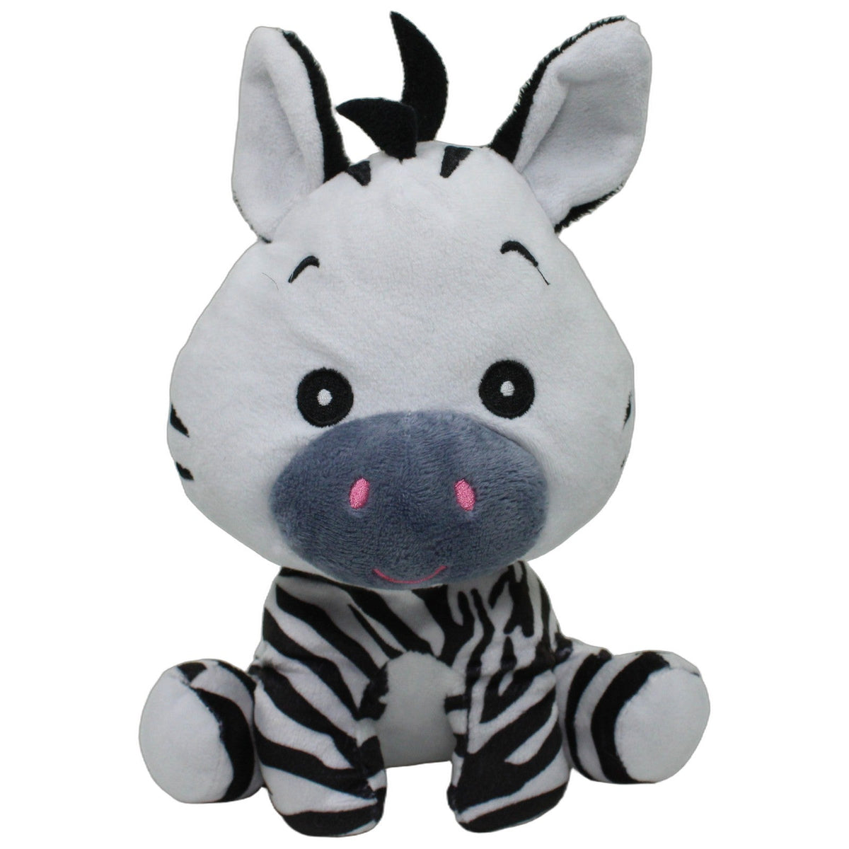 123000027144 Landahl & Baumann Süßes Zebra mit großem Kopf, sitzend Kuscheltier Kumpel Leo 20cm ebay-stofftiere Gebraucht