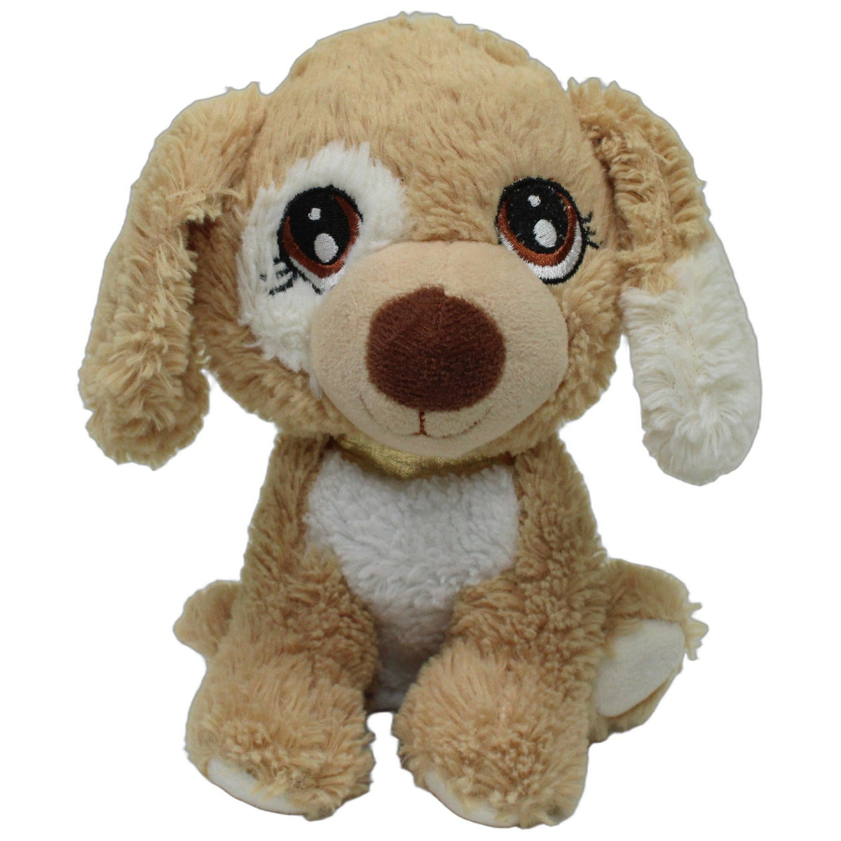 123000027155 Primark Süßer Hund mit goldenem Halsband, sitzend Kuscheltier Kumpel Leo 20cm Beige ebay-20-stofftiere