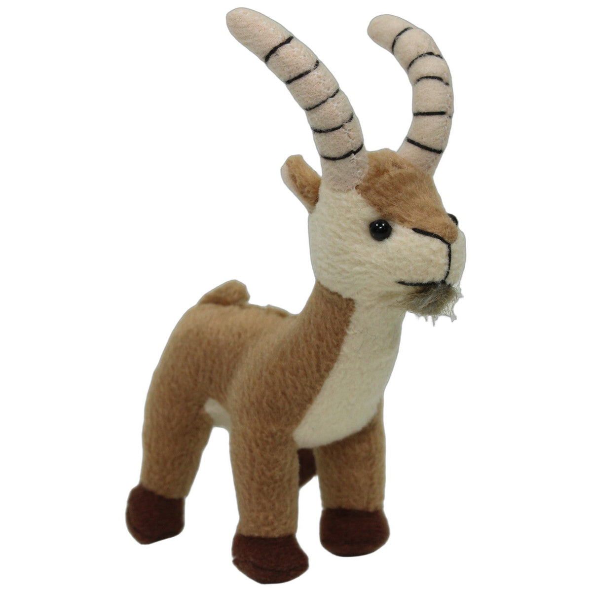 123000027156 Unbekannt Mini Steinbock Kuscheltier Kumpel Leo 13cm Beige Braun