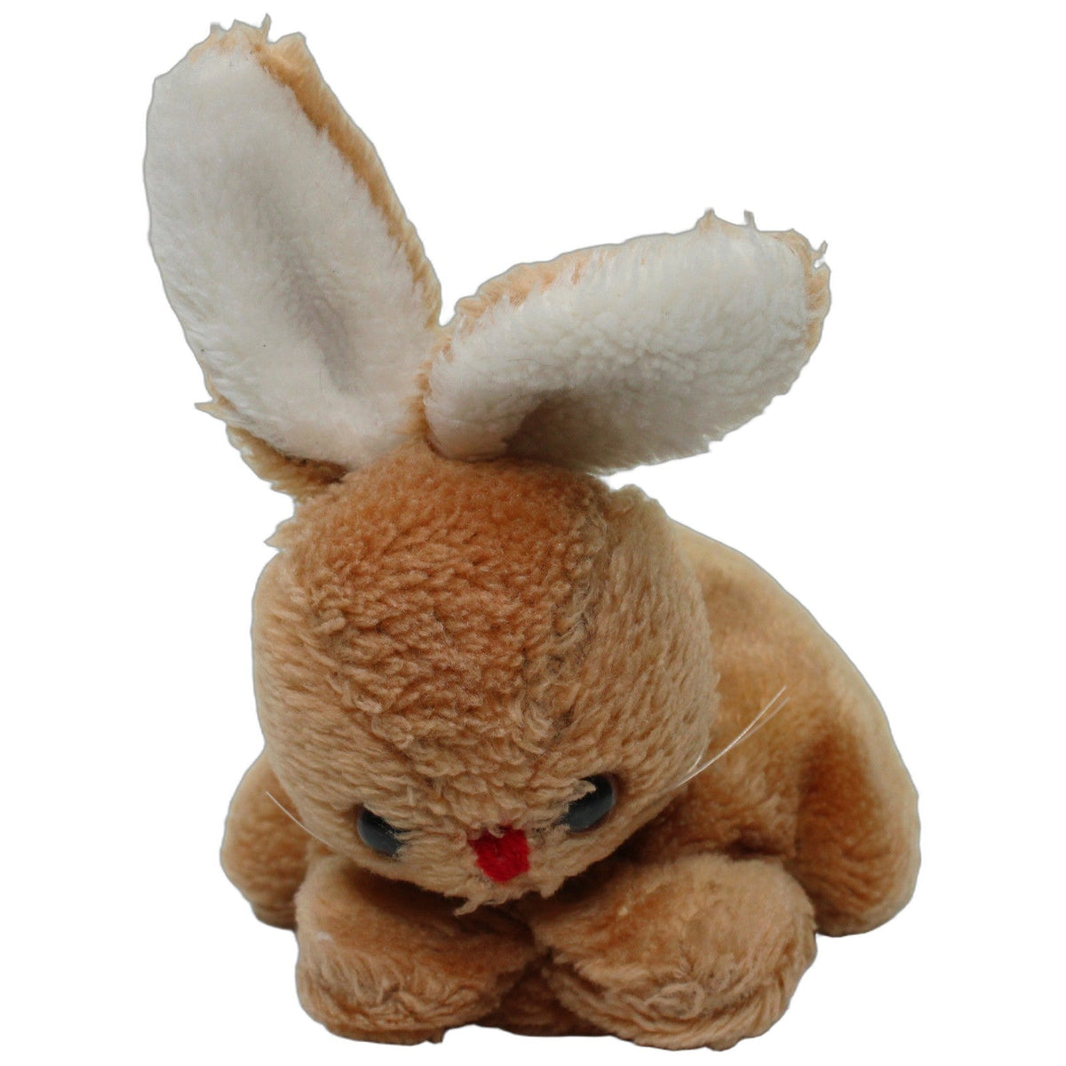 123000027157 Unbekannt Kleiner Hase mit roter Nase Kuscheltier Kumpel Leo 15cm Beige ebay-stofftiere