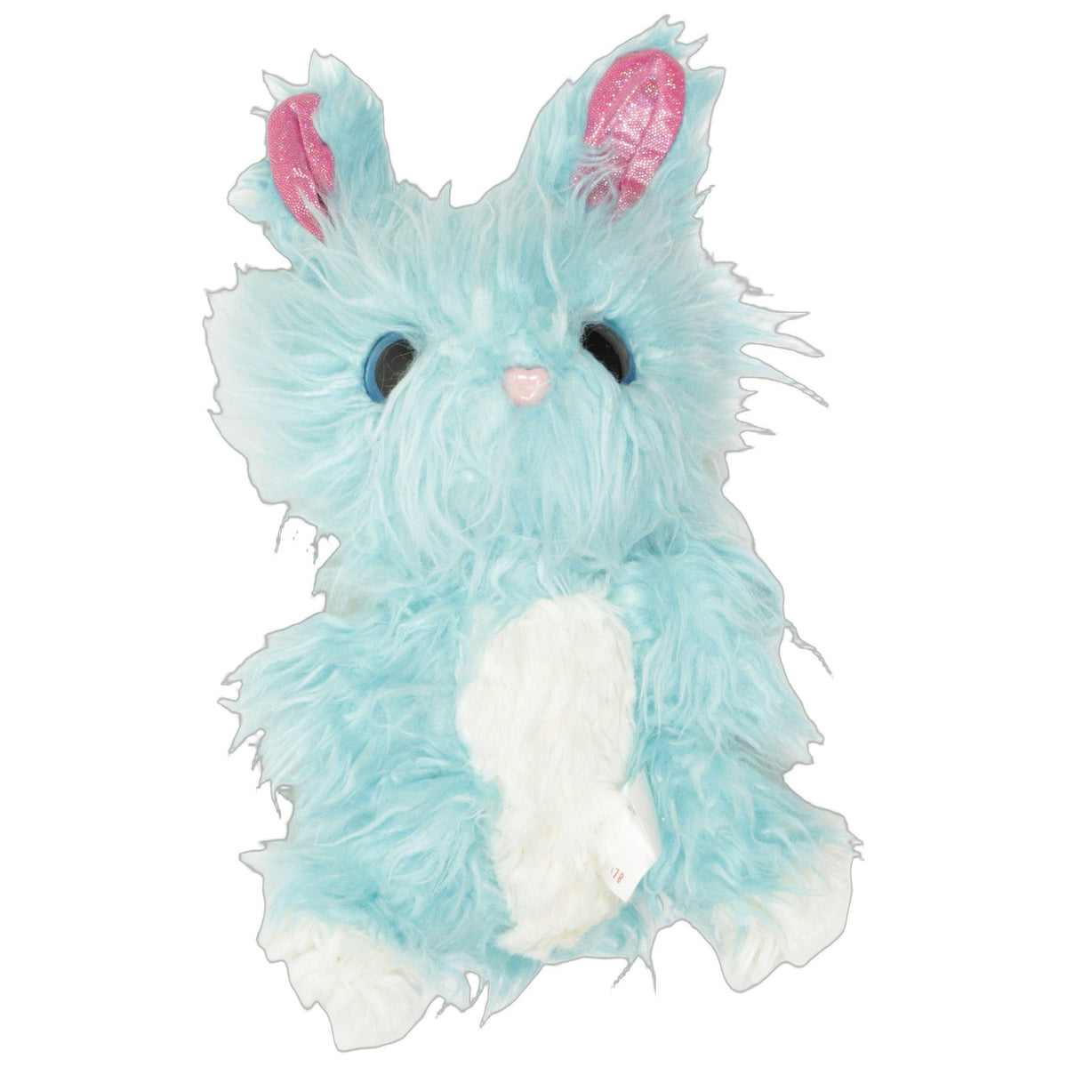 123000027190 Carstensen Türkiser Hase mit rosa Ohren Kuscheltier Kumpel Leo 2017 22cm Blau