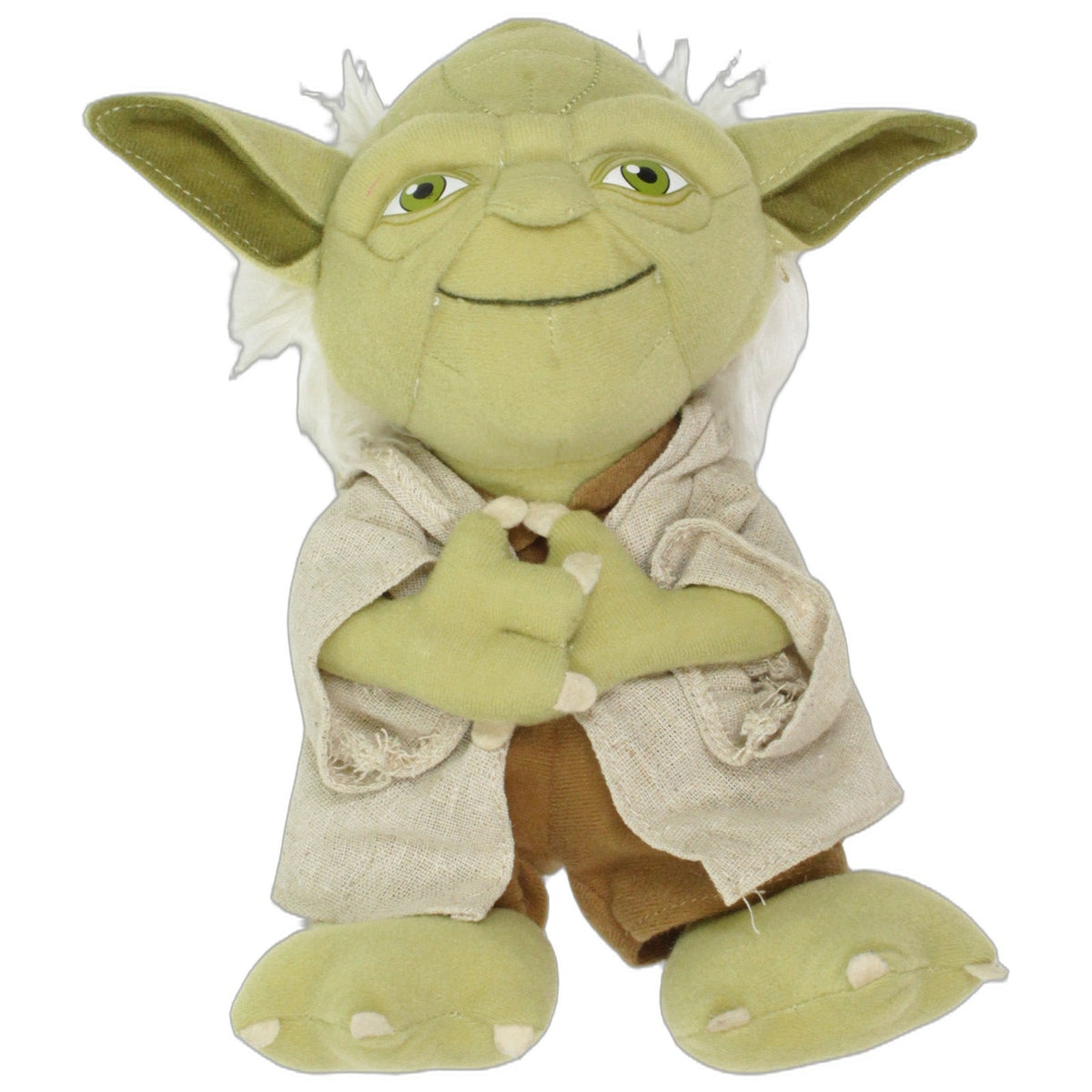 123000027202 Underground Toys Meister Yoda aus Star Wars mit Sound Plüschfigur Kumpel Leo 21cm Beige Charakter