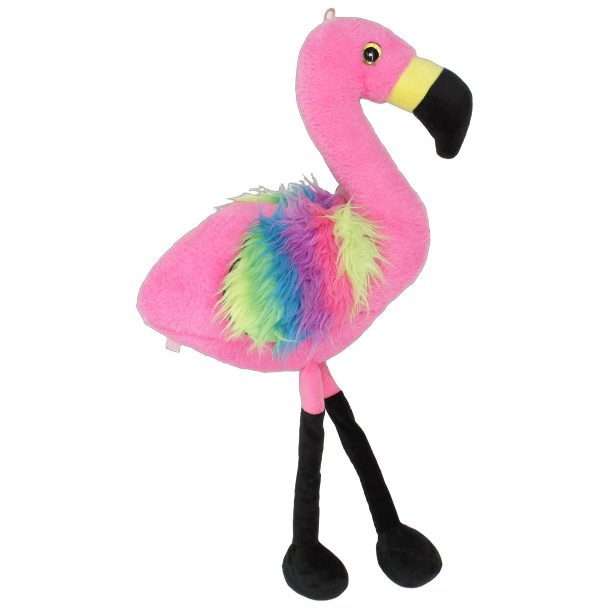 123000027245 Morgenroth Pinker Flamingo mit bunten Flügeln, groß Kuscheltier Kumpel Leo 35cm ebay-20-stofftiere Flamingo