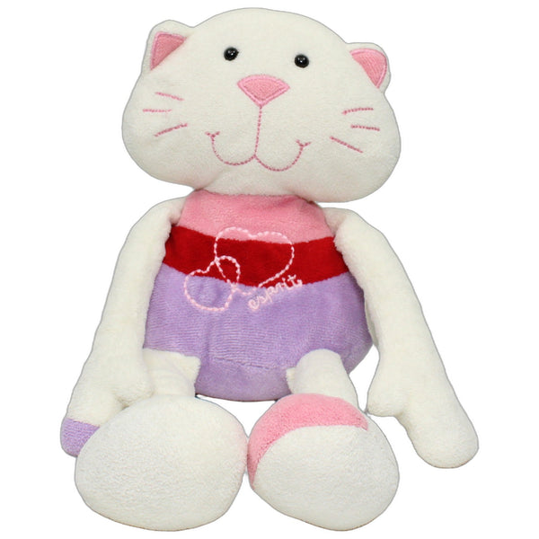 Süße Schlenker-Katze mit Herzen