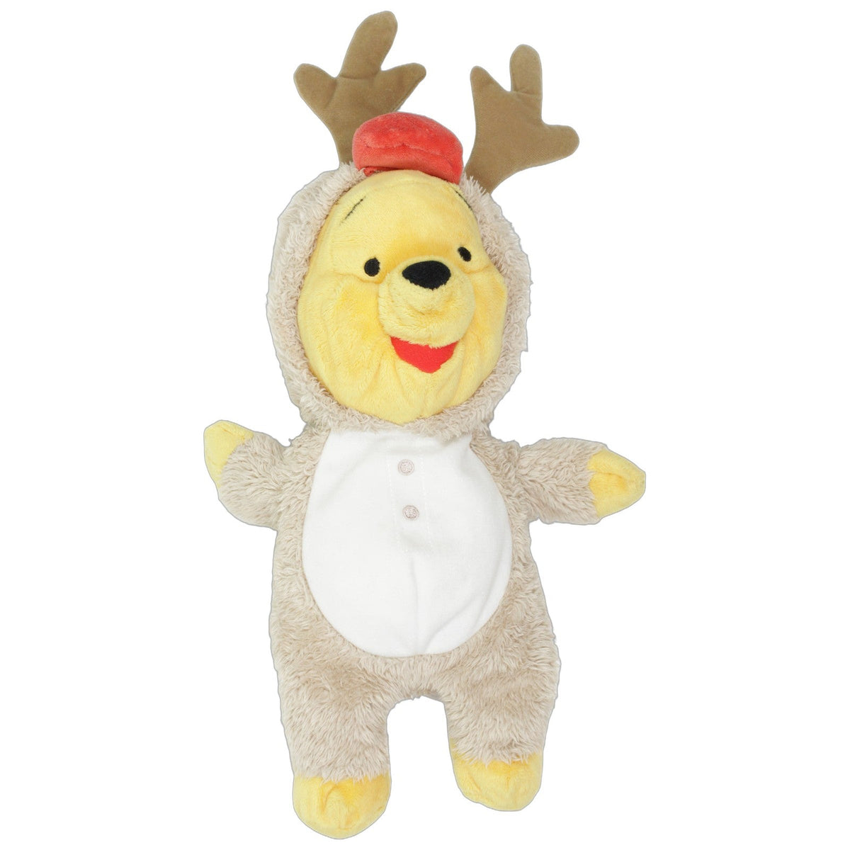 123000027325 Simba Disney Winnie Puuh im Rentier-Kostüm Kuscheltier Kumpel Leo 34cm _Wieder Da_ Beige