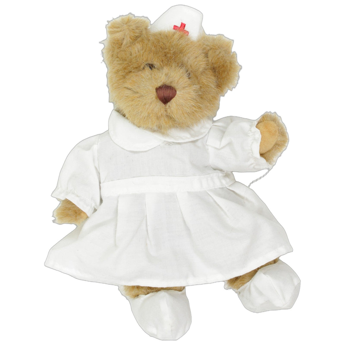 123000027336 H. Schneider Teddybär als Krankenschwester Kuscheltier Kumpel Leo 25cm Beige Braun