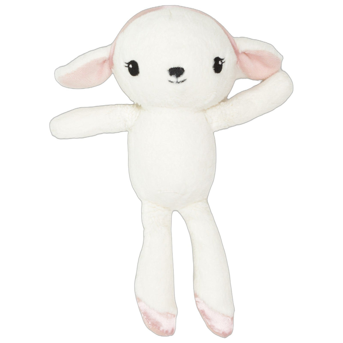 123000027348 H&M Süßes Schlenker-Schaf mit rosa Haarband Kuscheltier Kumpel Leo 24cm _Osterfreund_ _Wieder Da_