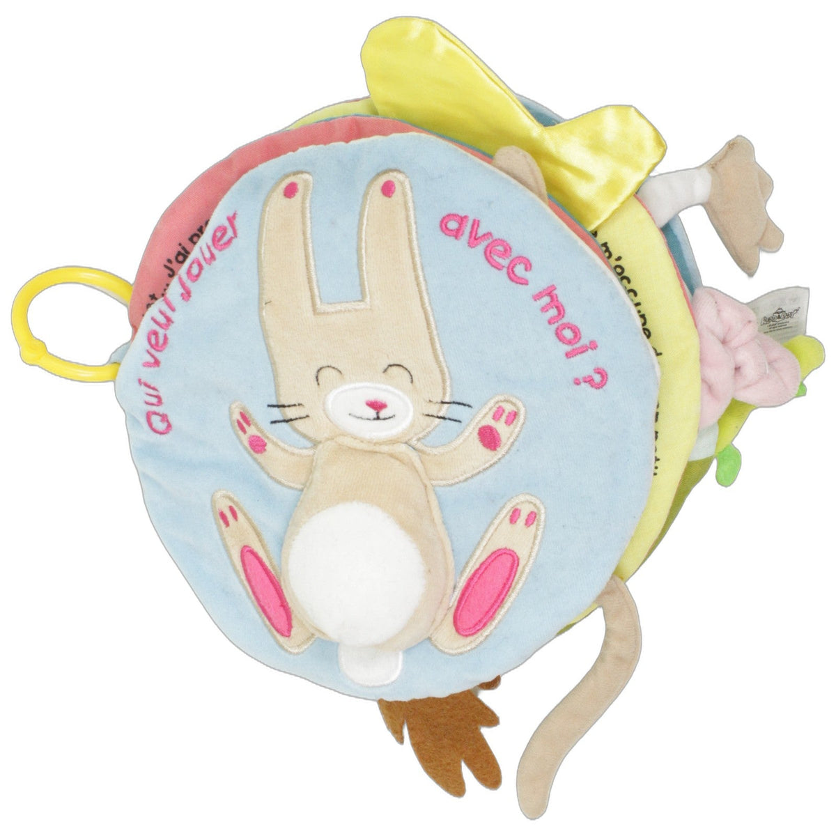 123000027375 Tourbillon Quietsch-& Rasselbuch Tiere (auf Französisch) Stoffbuch Kumpel Leo 20cm Baby & Kleinkind ebay-baby-sonstiges