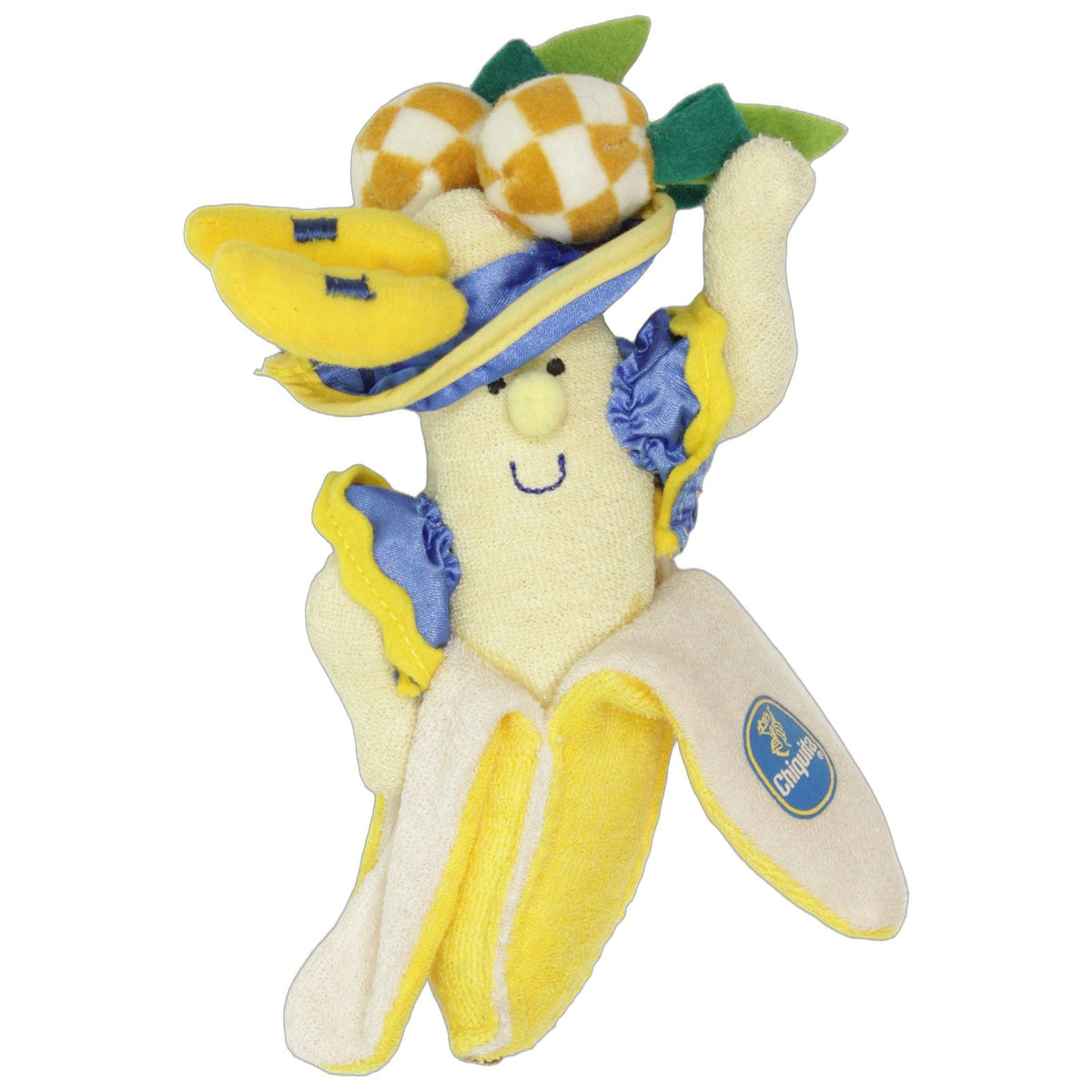 123000027387 JVS Products Chiquita, Banane Plüschfigur Kumpel Leo 18cm _Wieder Da_ Blau