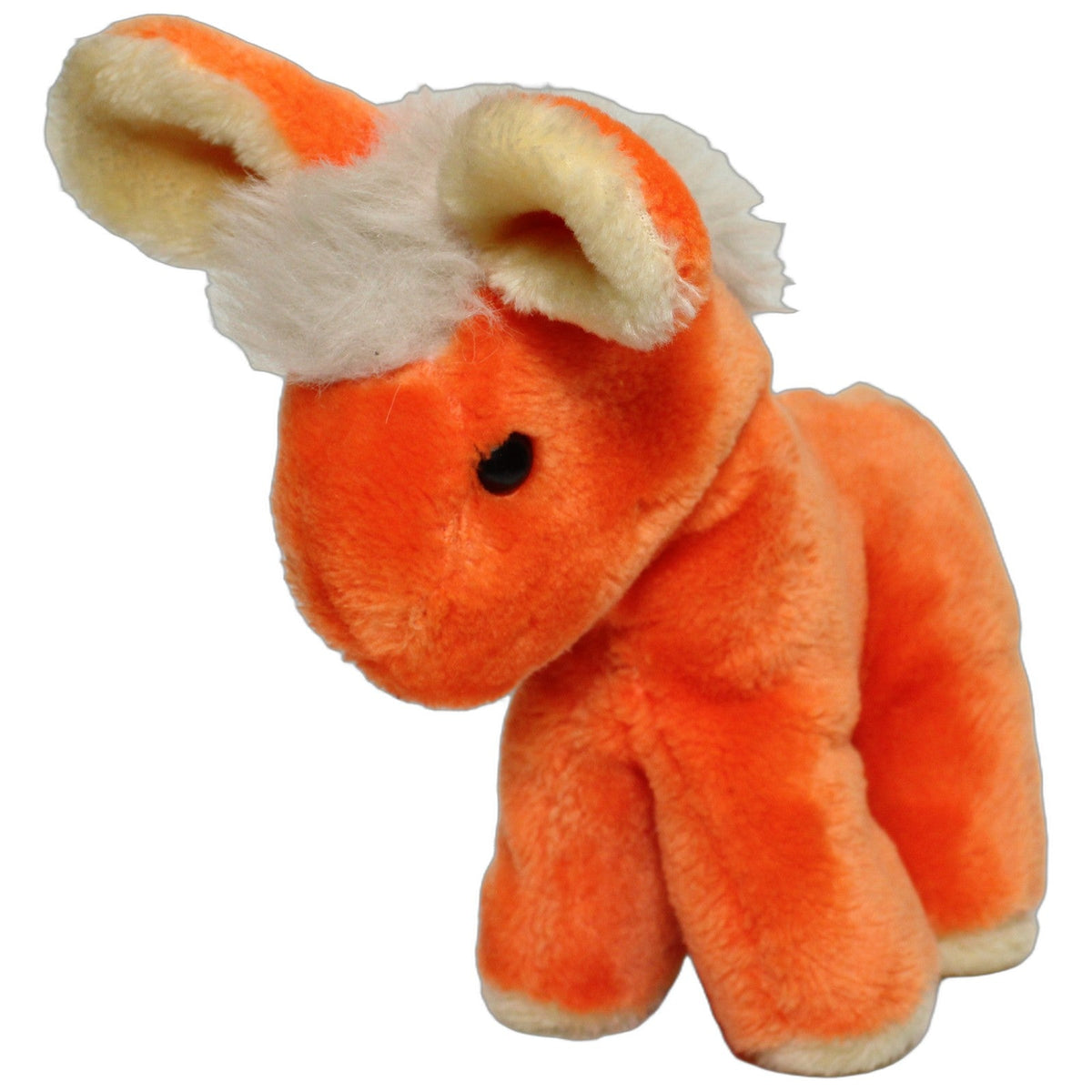 123000027424 Heunec Oranger Esel Kuscheltier Kumpel Leo 29cm _Vintage_ _Wieder Da_
