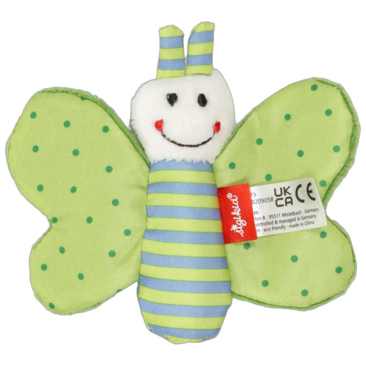 123000027451 Sigikid Knister-Schmetterling Knistertier Kumpel Leo 11cm 12cm Baby & Kleinkind
