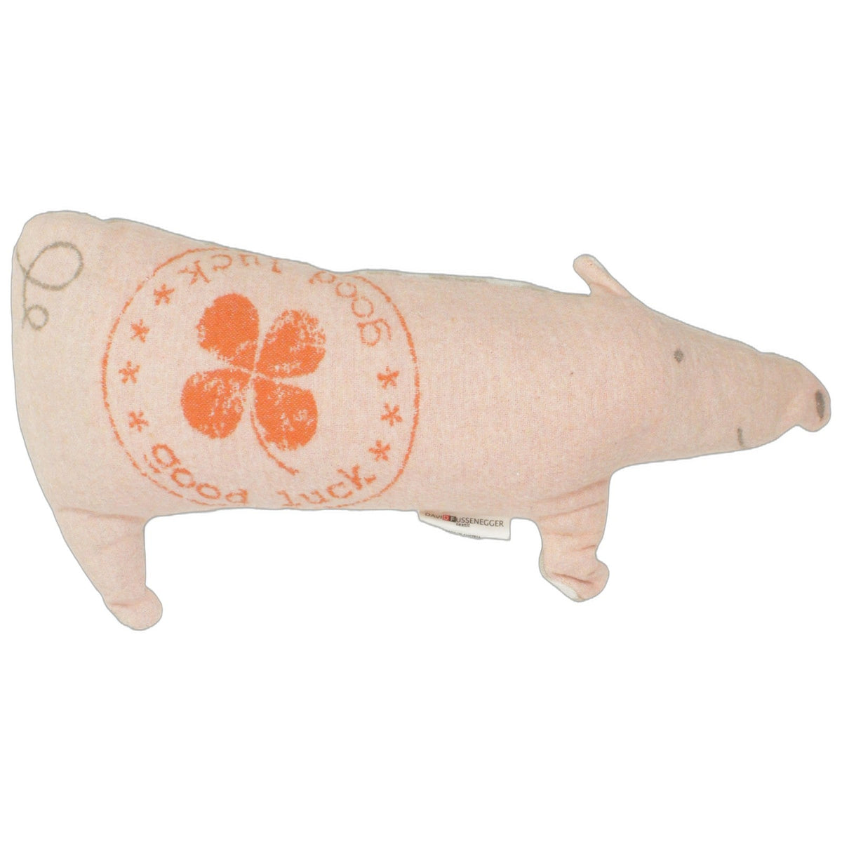 123000027455 David Fussenegger Längliches Schwein "Good Luck" Kuscheltier Kumpel Leo 45cm Beige ebay-stofftiere