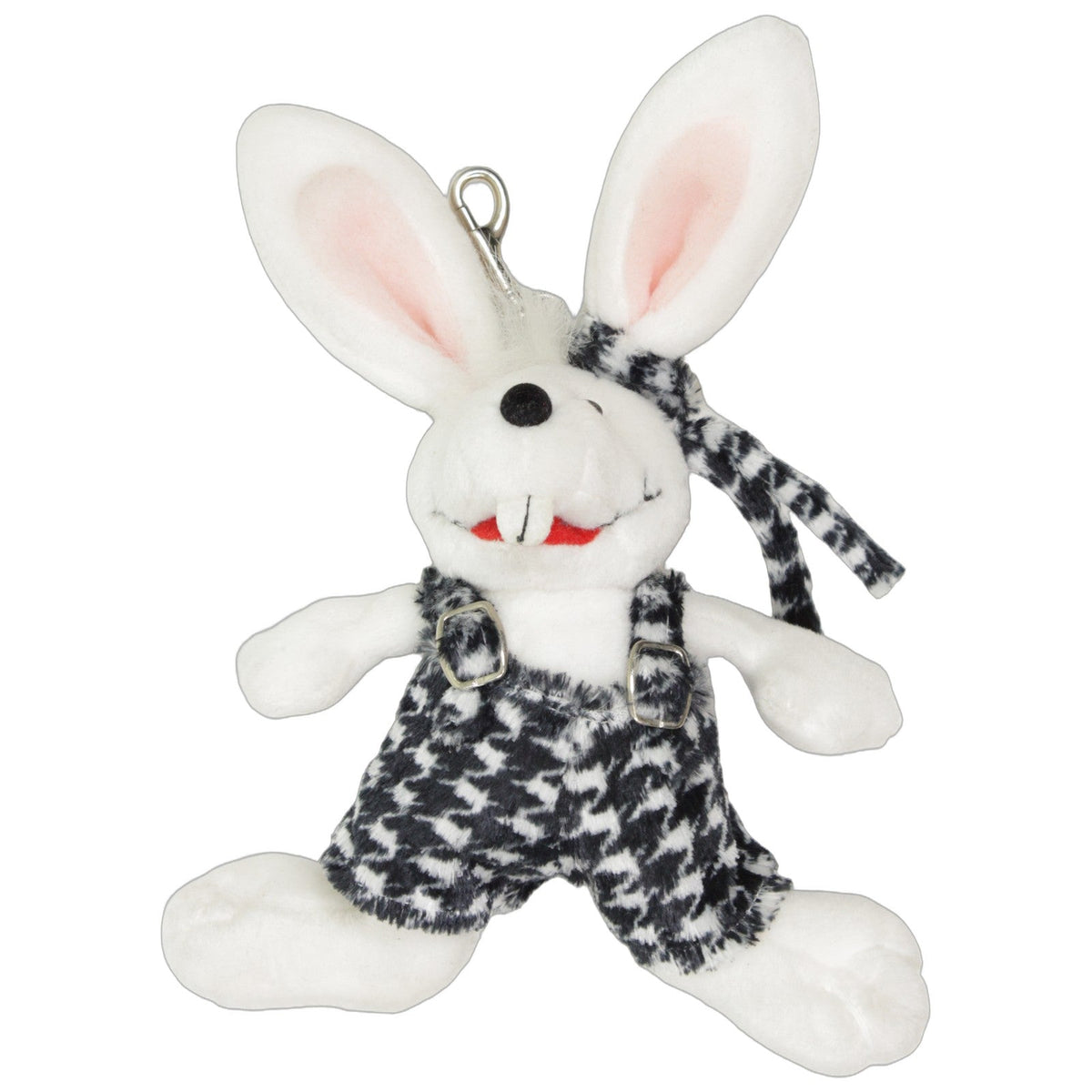 123000027462 Junior Toys W. Steinbeck, weißer Hase in Latzhose Schlüsselanhänger Kumpel Leo 15cm _Wieder Da_ ebay-taschen-rucksaecke