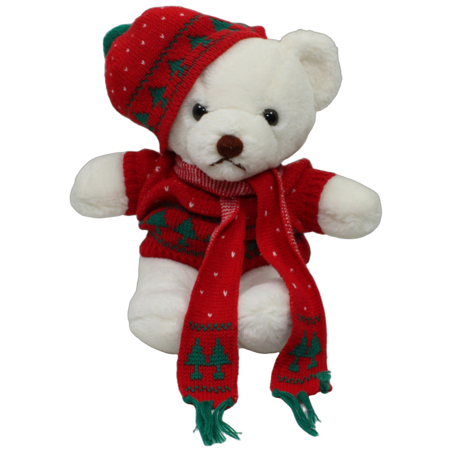 Handmade, Eisbär mit Weihnachtsmütze, Pulli & Schal