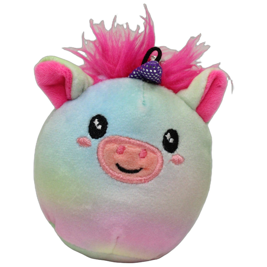 Buntes mini Einhorn mit pinker Mähne
