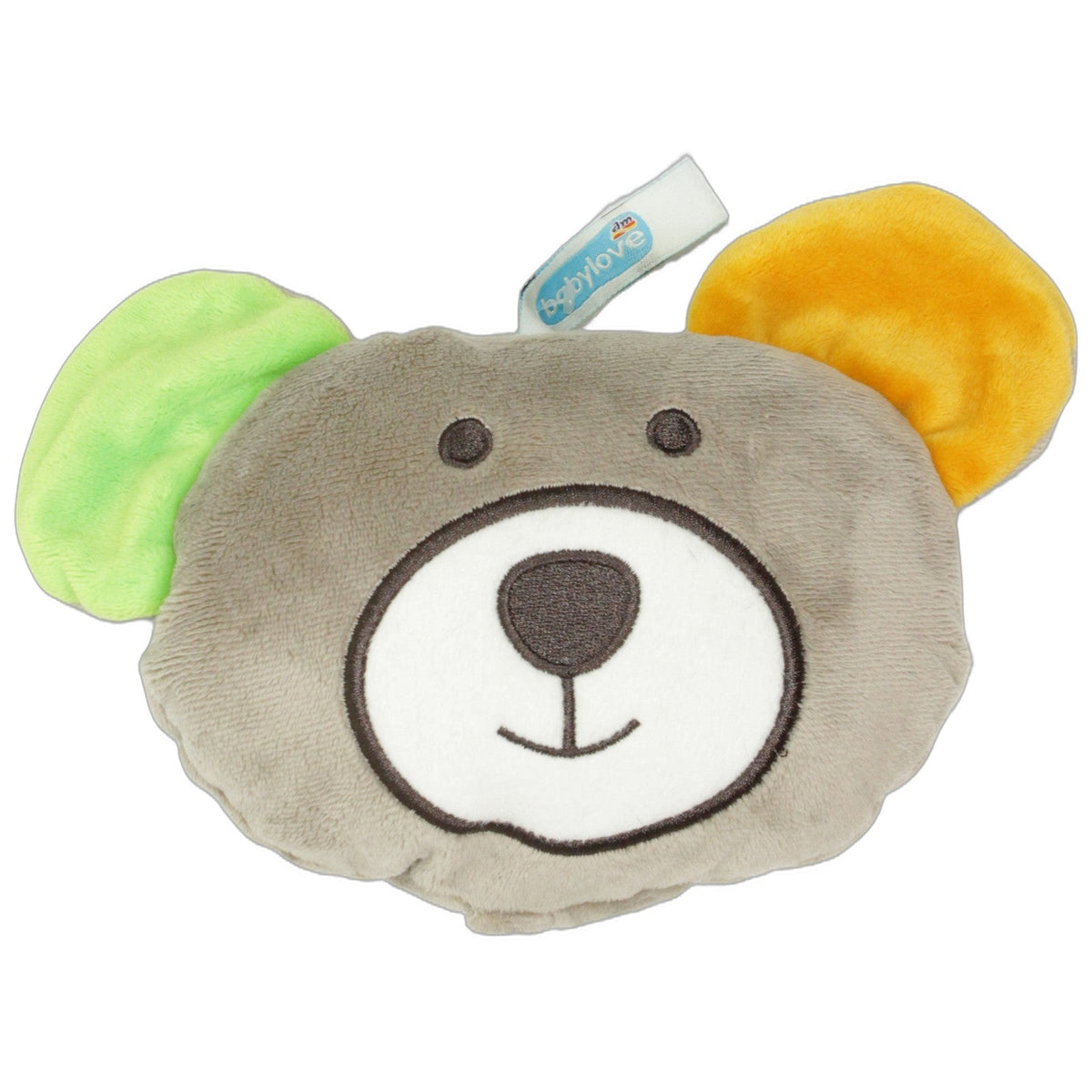 123000027523 Babylove Süßer Teddy mit bunten Ohren Wärmekissen mit Bezug Kumpel Leo 12cm 16cm _Wieder Da_