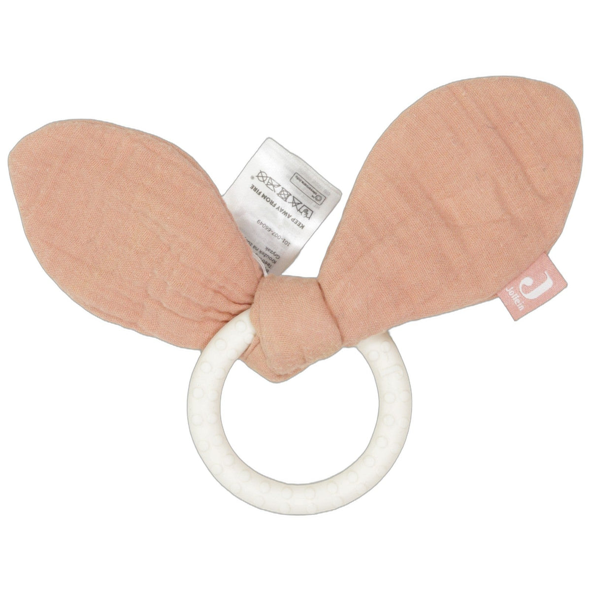 123000027531 Jollein Rosa Hasenohren Greifling mit Knisterpapier Kumpel Leo 20cm _Wieder Da_ ebay-baby-sonstiges