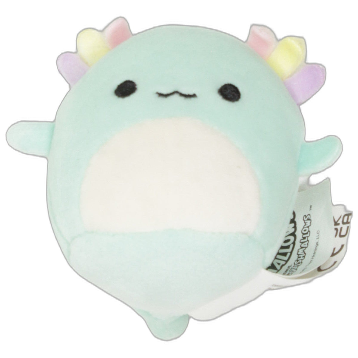 123000027535 Kellytoy Micromallows, Irina der Axolotl Kuscheltier Kumpel Leo 7cm _Wieder Da_ Axolotl