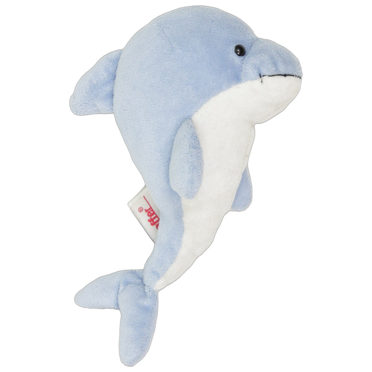 123000027546 Rudolf Schaffer Collection Hellblauer Delfin mit weißem Bauch Kuscheltier Kumpel Leo 18cm Blau Delfin