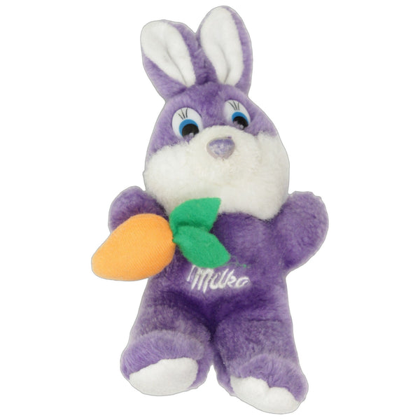 Milka, lila Hase mit Möhre