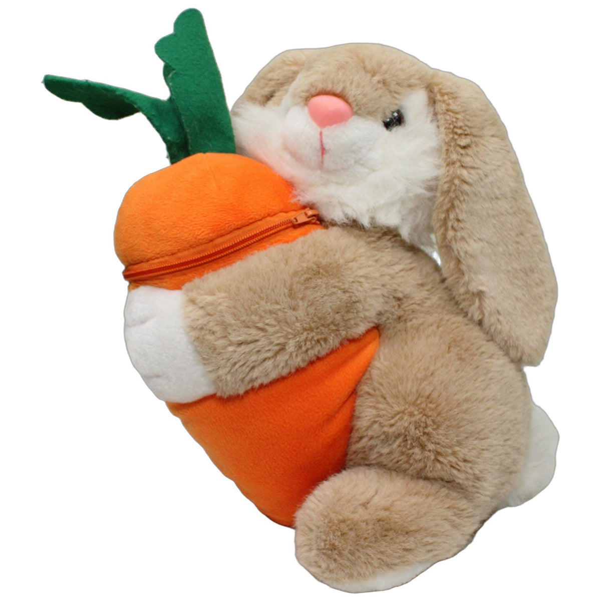 123000027559 Unbekannt Großer Hase mit Möhre zum Befüllen Kuscheltier Kumpel Leo 35cm _Osterfreund_ _Wieder Da_