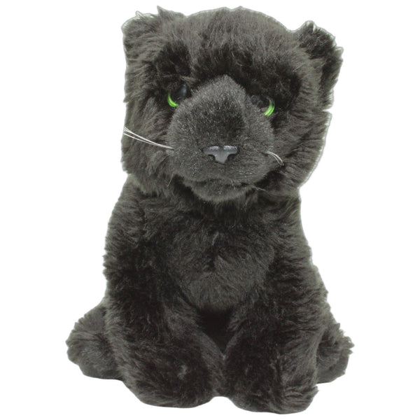 Süßes schwarzer Panther Baby, sitzend