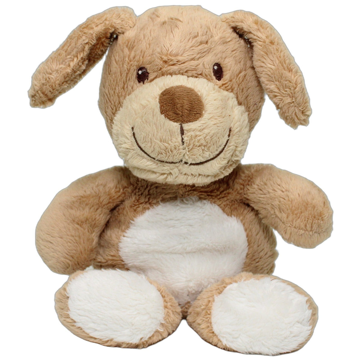 123000027591 Nicotoy Süßer Hund, sitzend Kuscheltier Kumpel Leo 25cm _Wieder Da_ Braun