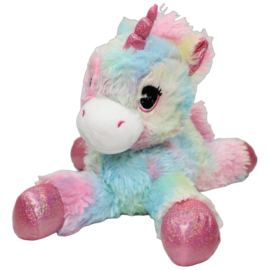 Action, schönes buntes Einhorn