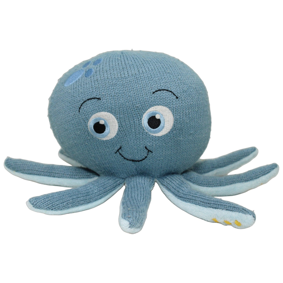 123000027613 Supremia Süßer blauer Oktopus in Strickoptik Kuscheltier Kumpel Leo 25cm _Wieder Da_ Blau