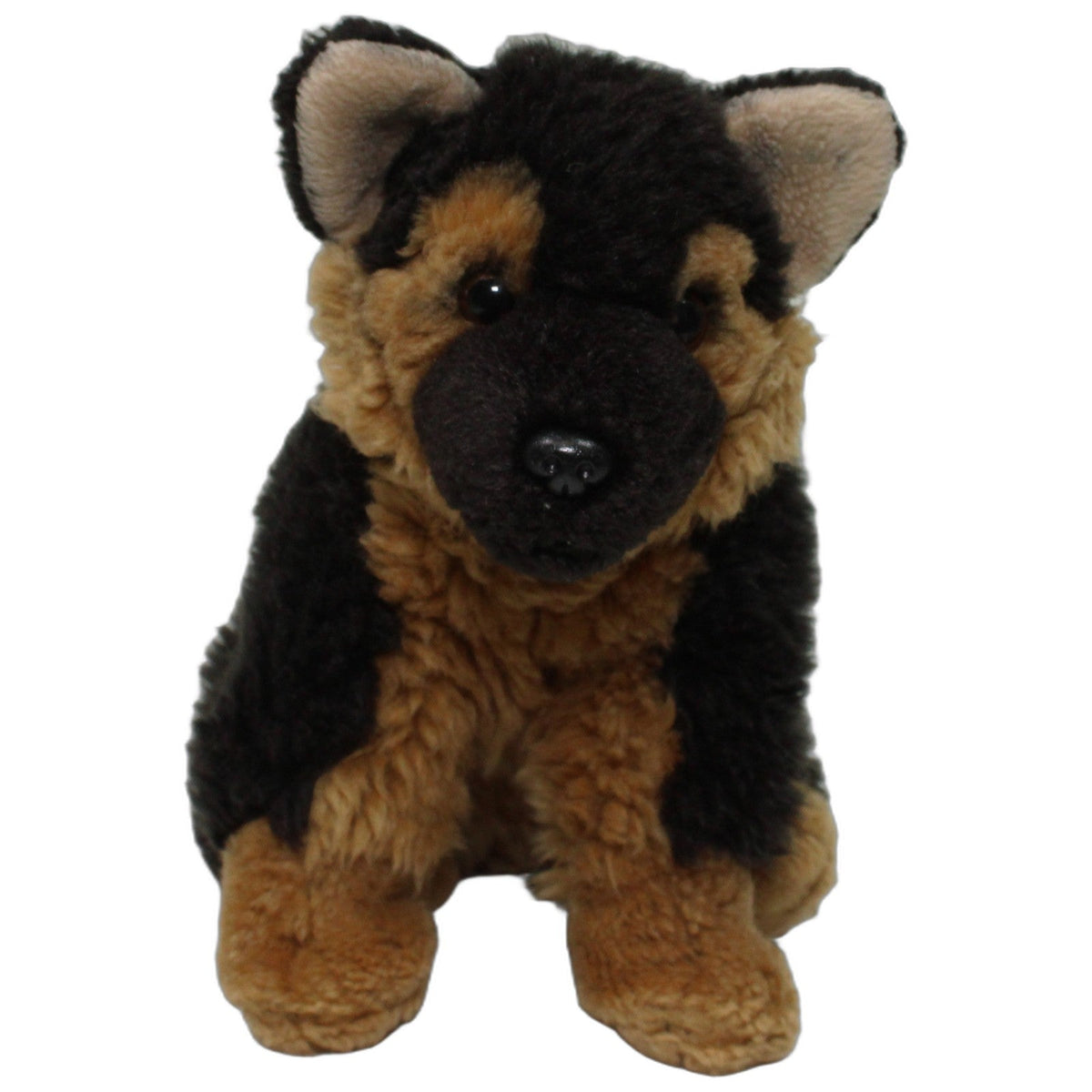 123000027632 Uni-Toys Süßer Deutscher Schäferhund, sitzend Kuscheltier Kumpel Leo 20cm Beige Braun