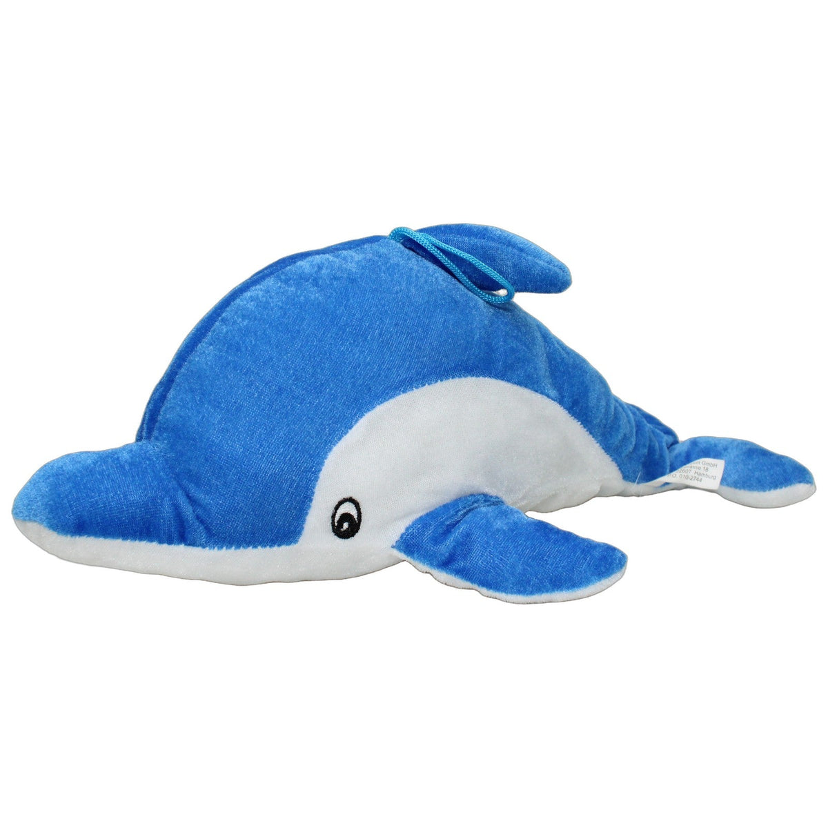 123000027672 Paul Import Großer blauer Delfin mit weißem Bauch Kuscheltier Kumpel Leo 38cm _Wieder Da_ Blau