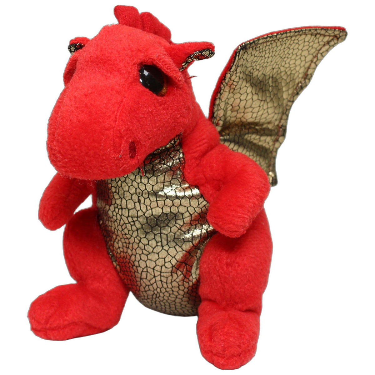 123000027675 TY Drache Legend, rot-gold Kuscheltier Kumpel Leo 15cm 2014 _Wieder Da_