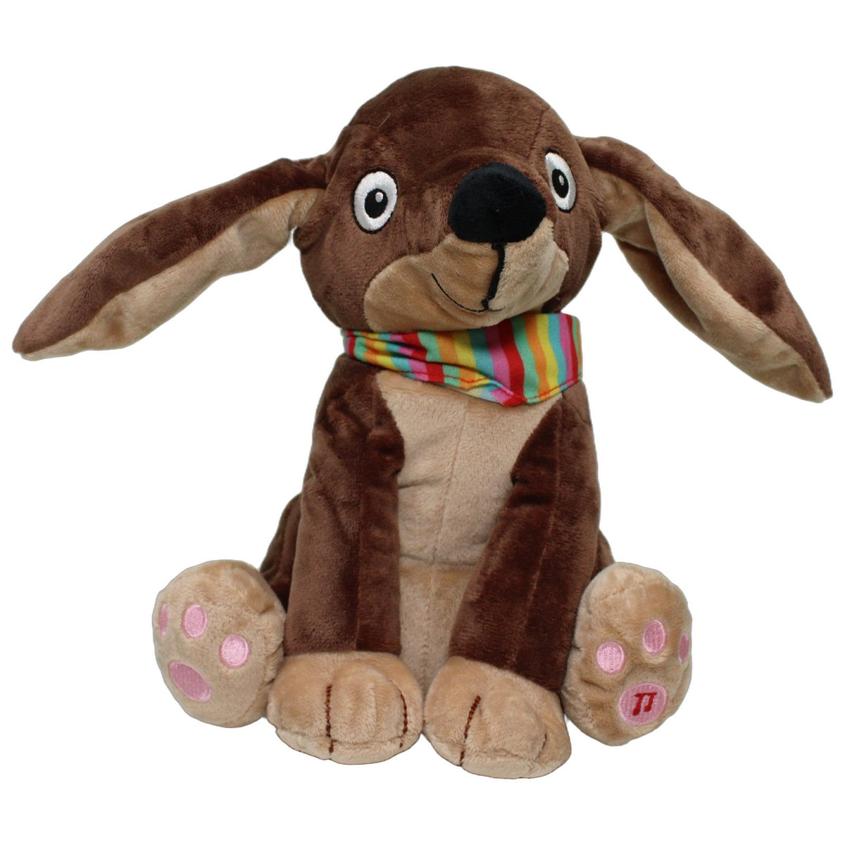 123000027745 Windel Süßer Hund mit wackelnden Ohren & Sound Kuscheltier Kumpel Leo 25cm Beige Braun