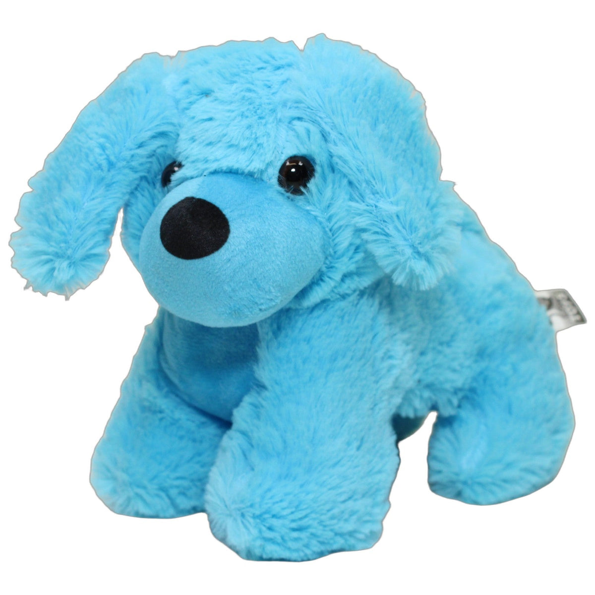 123000027749 FLOTI Flos Toys, süßer blauer Hund Kuscheltier Kumpel Leo 25cm _Wieder Da_ Blau