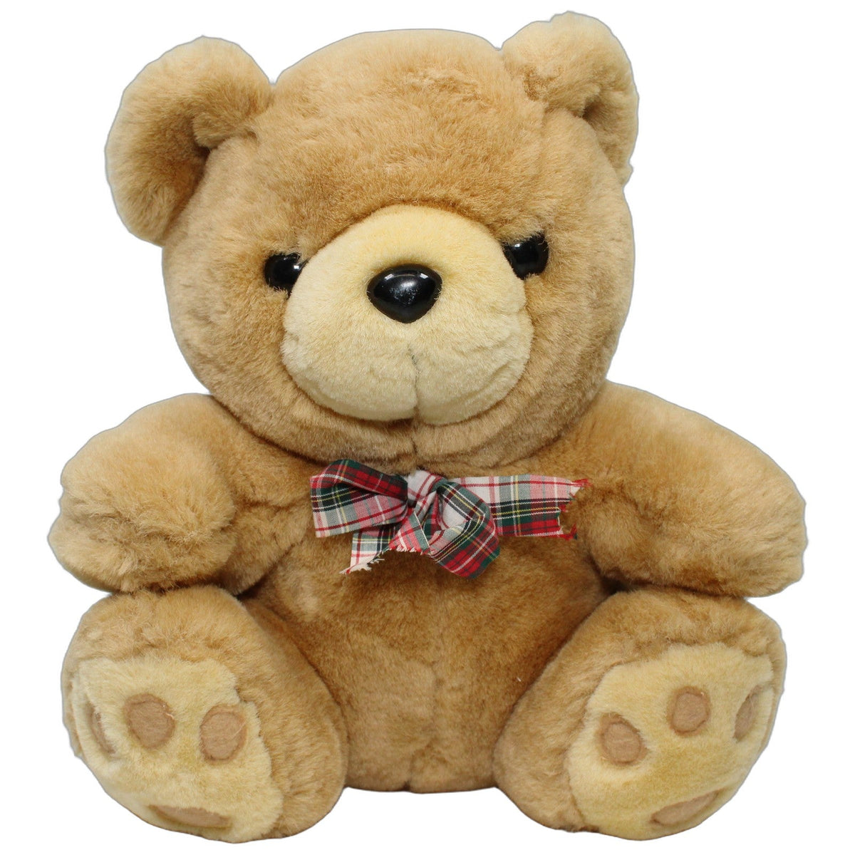 123000027757 Unbekannt Beiger Teddybär mit Schleife, sitzend Kuscheltier Kumpel Leo 25cm Beige ebay-stofftiere