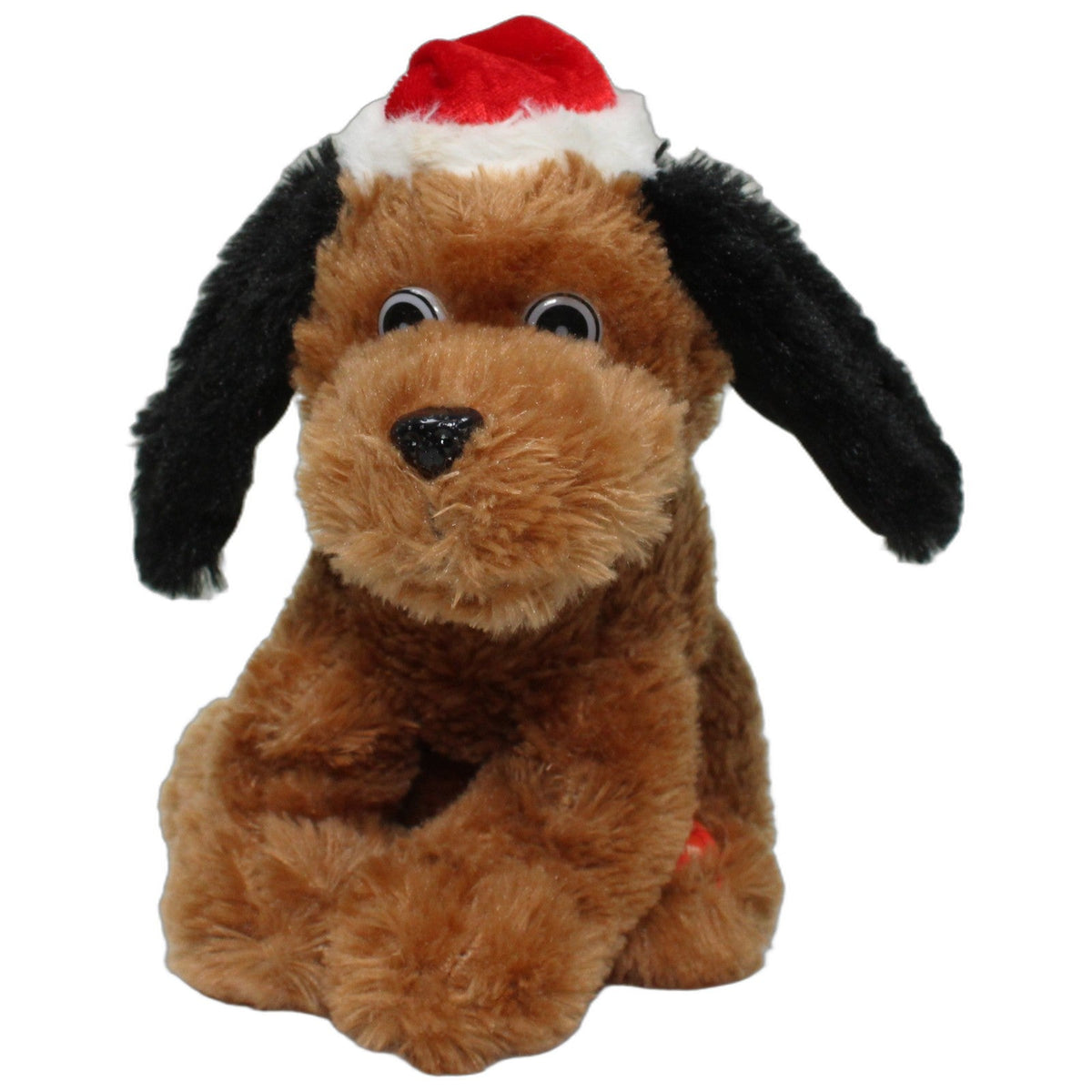 123000027765 A.i.&E. Singender Hund mit Weihnachtsmütze, braun Kuscheltier Kumpel Leo 20cm Braun ebay-20-stofftiere