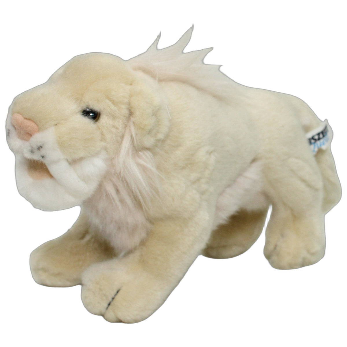 123000027786 Eiszeit Quell Schöner Säbelzahntiger, stehend Kuscheltier Kumpel Leo 25cm Beige ebay-stofftiere