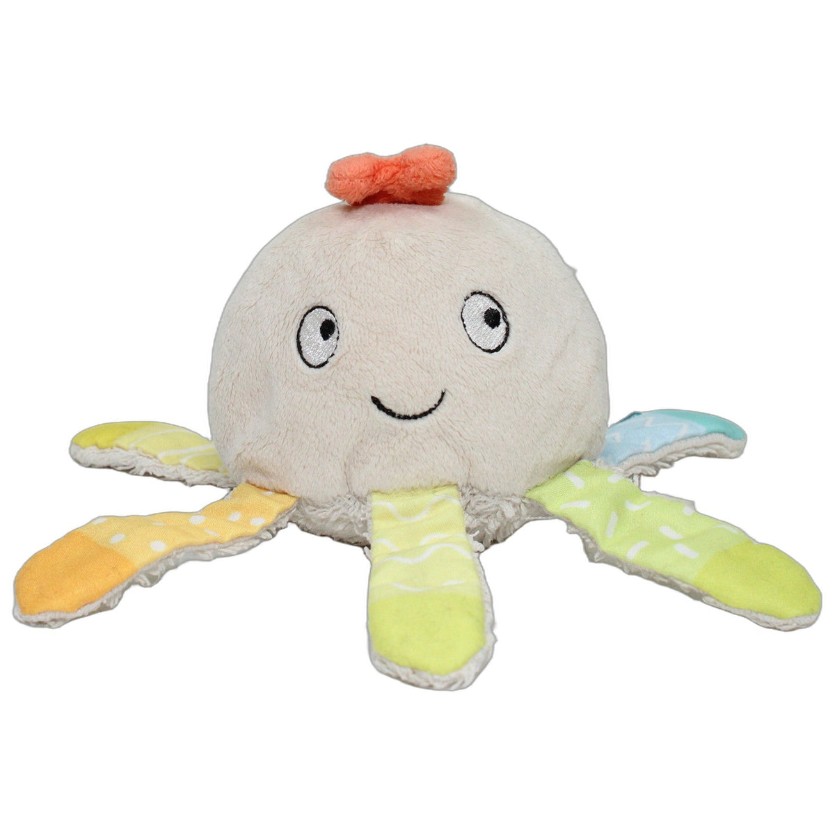 123000027830 Fehn Süßer Oktopus mit Frottee Kuscheltier Kumpel Leo 15cm _Wieder Da_ Beige