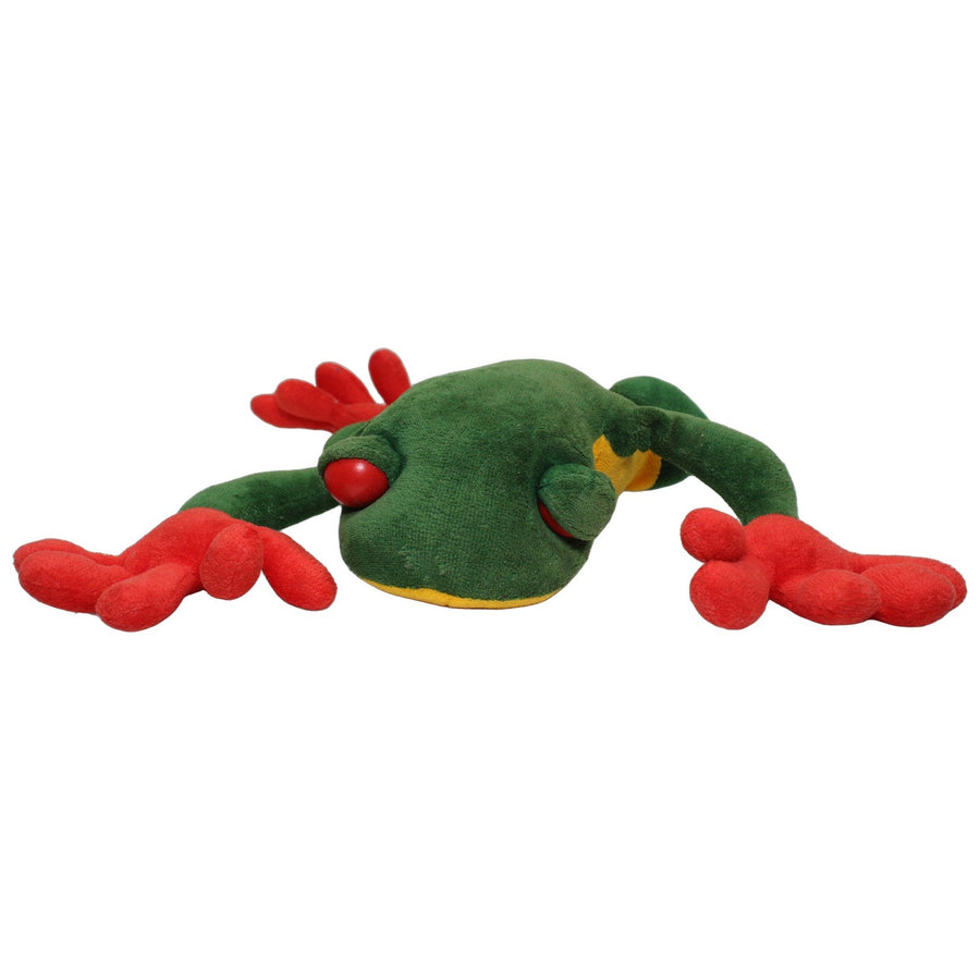 Schöner großer Schlenker-Frosch mit roten Holzaugen