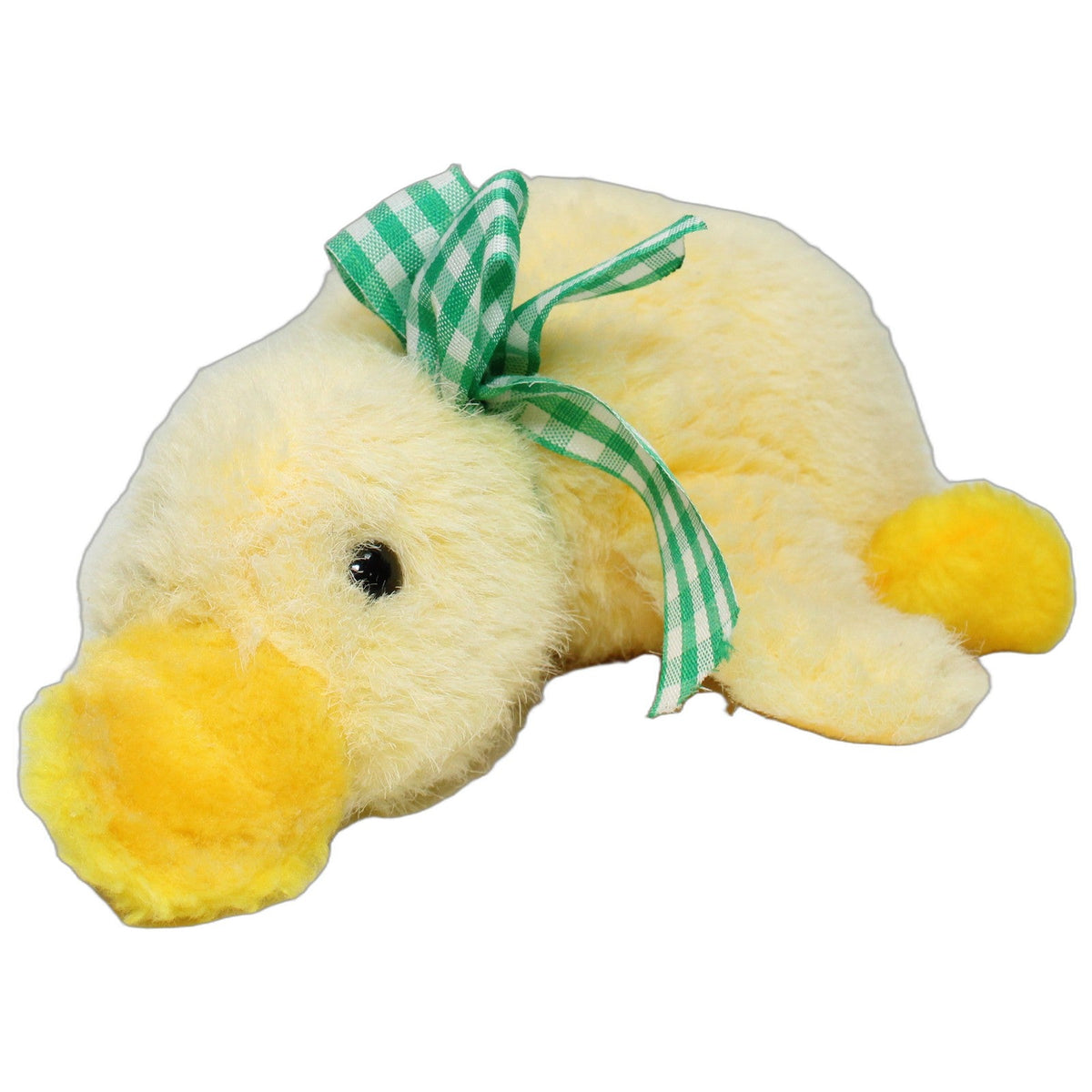 123000027841 Unbekannt Gelbe Ente mit grün-kariertm Tuch Kuscheltier Kumpel Leo 22cm _Osterfreund_ _Wieder Da_