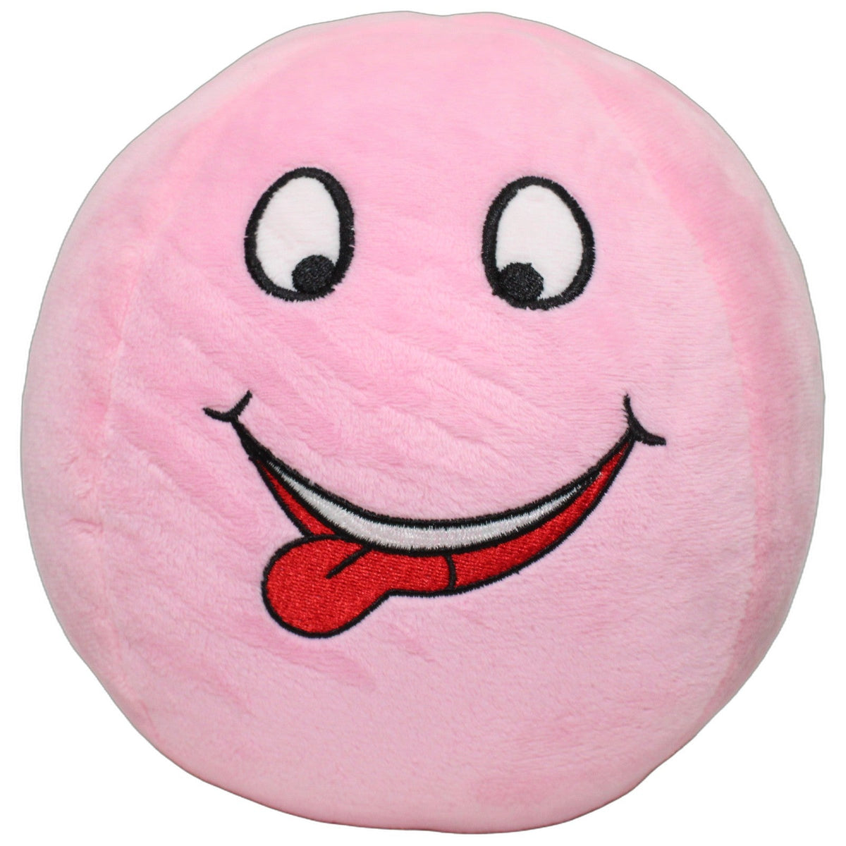 123000027893 Sunkid Emoji mit herausgestreckter Zunge, rosa Plüschfigur Kumpel Leo 20cm _Wieder Da_ ebay-stofftiere