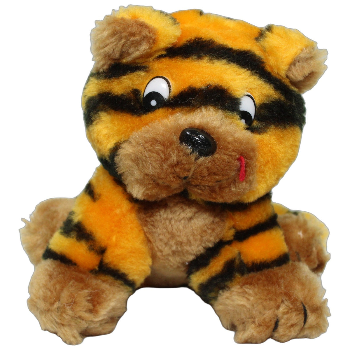 123000027896 Hach Süßer Tiger mit roter Zunge Kuscheltier Kumpel Leo 14cm _Wieder Da_ Braun