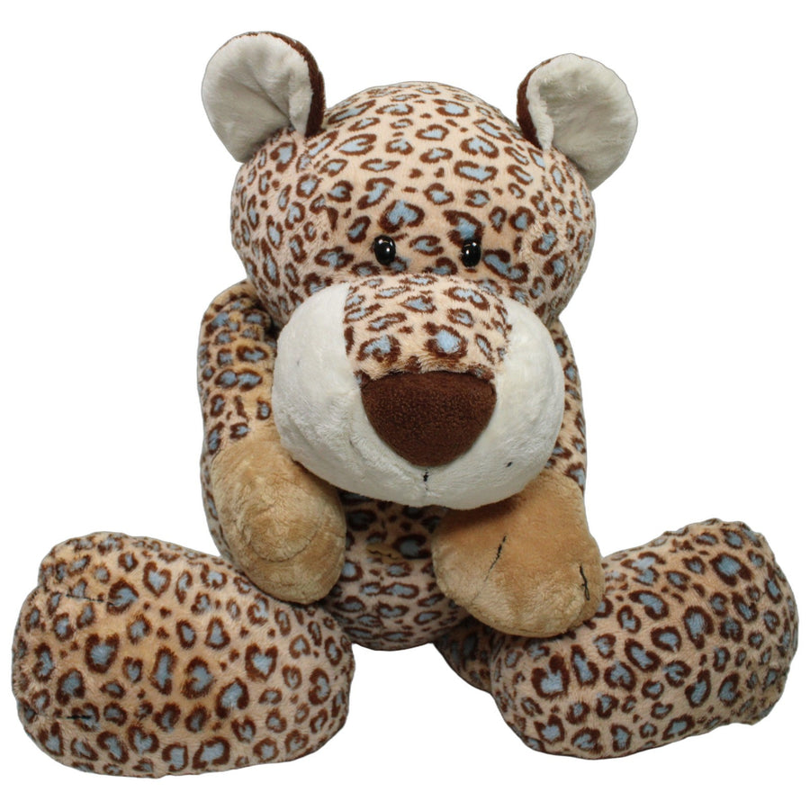 XXL Leopard mit türkisen Punkten