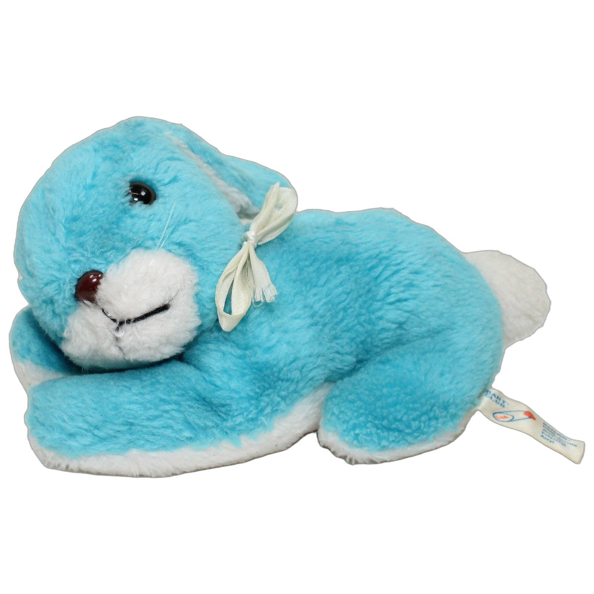 123000027962 Baby Club Hellblauer Hase mit Schleife, liegend Kuscheltier Kumpel Leo 20cm _Osterfreund_ _Wieder Da_