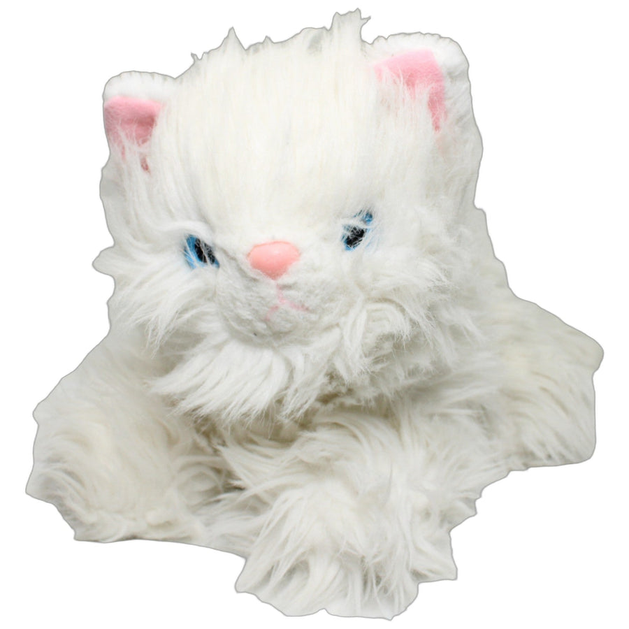 Große weiße Langhaar-Katze